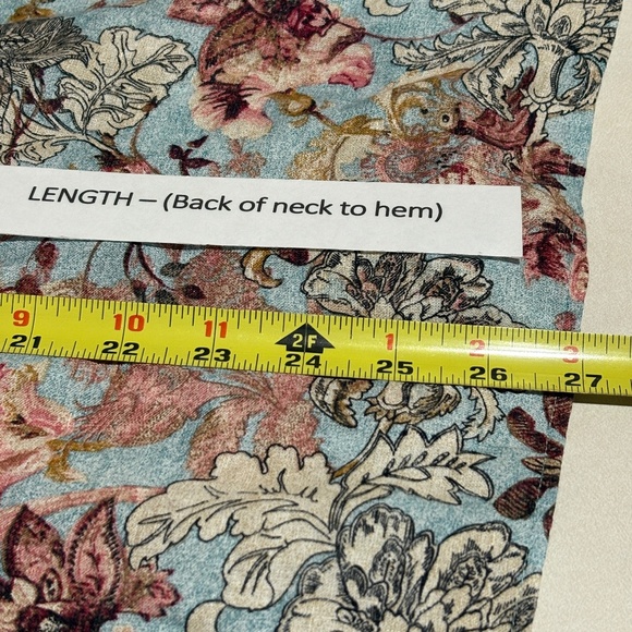 Chico's Womens Linen 3/4 Sleeve No Iron Button Shirt Sz L/ 12 Breathable Preppy - Picture 9 of 10